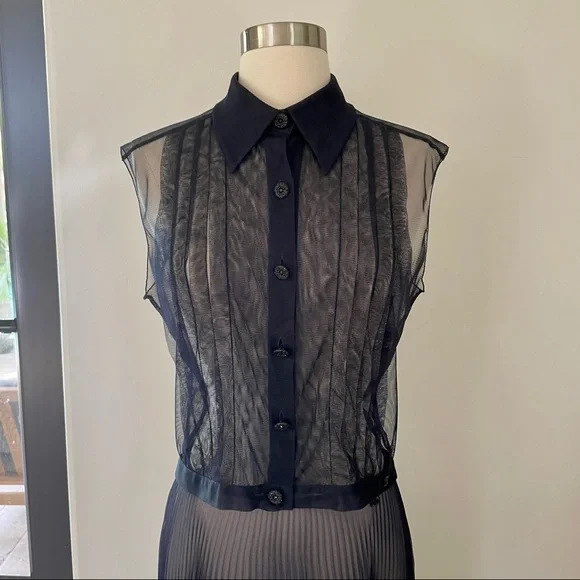 🌟SOLD🌟 Vintage Chanel Silk Skirt Set - Picture 9 of 12